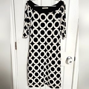 Black and white dress